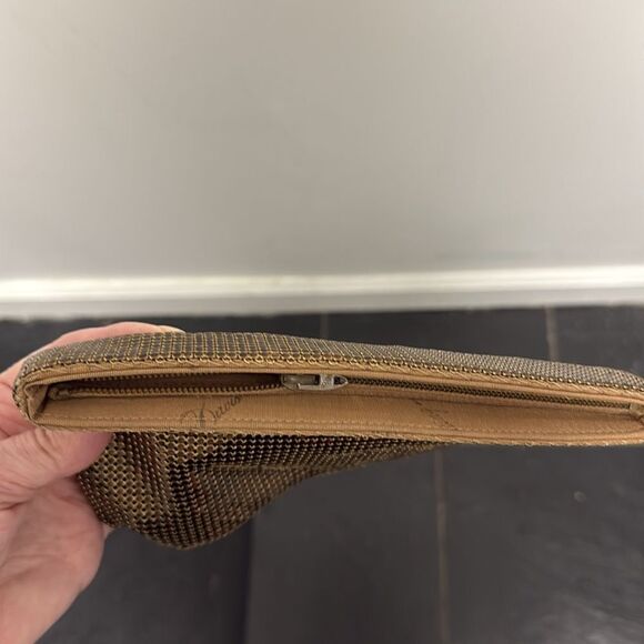Vintage Whiting & Davis Gold Mesh clutch Bag. - Picture 4 of 6